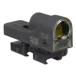 TRIJICON Reflex 1x24 Sight, 12.9 MOA Amber Triangle Reticle, Flattop 