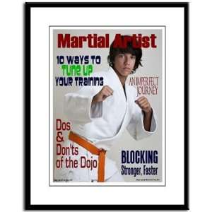  Martial Artist Magazine Issue 1 Framed Print