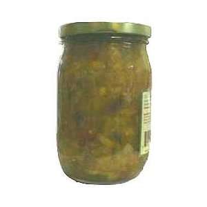 Jake & Amos Green Tomato Relish, 16 Ounce   3 Pack  