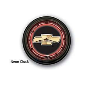  Chevy Bowtie Neon Clock 14