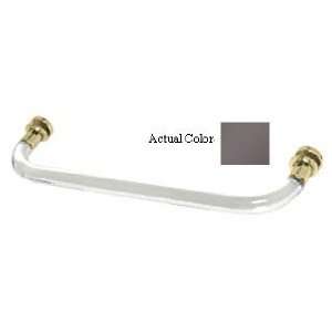 Mirart Acrylic Smooth 8 Single Sided Towel Bar with Oil Rubbed Bronze 