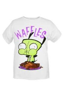  Invader Zim Gir Yummy Waffles T Shirt: Clothing