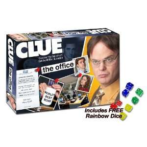   Board Game   The Office Edition. Pluss FREE Rainbow Dice: Toys & Games