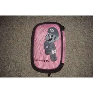 Nintendo DS Lite Carry Case.. Pink W/ Mario In Grey (Mommy4life71)