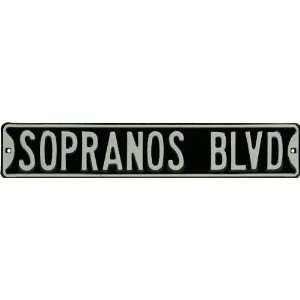  Sopranos Blvd. Authentic Street Sign: Sports & Outdoors