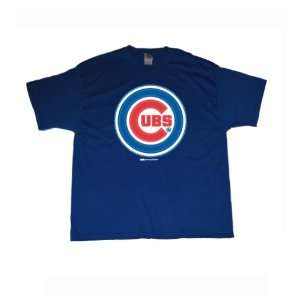  Stitches Athletic Gear Chicago Cubs Big Logo Adult T shirt 