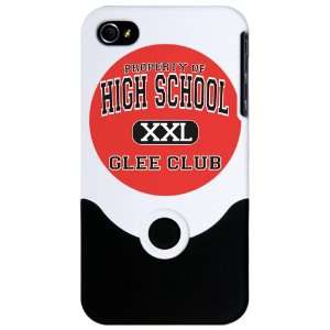 iPhone 4 or 4S Slider Case White Property of High School XXL Glee Club