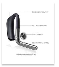 Motorola Oasis Bluetooth Headset   Black and Silver   Motorola Retail 