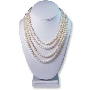  Classic Long 70 Inch Freshwater Pearl Necklace with Free 