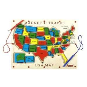  Magnetic Travel USA Map    Toys & Games
