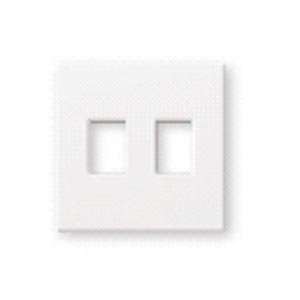  Lutron VWP 2R LA Vareo Wallplate 2Gng Recept Light Almond 