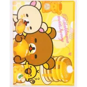  Rilakkuma honey bear pancakes A4 plastic file folder: Toys 
