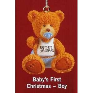   Very Beary Babys 1st Christmas Ornament Boy #32008: Home & Kitchen