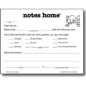  Parent Help Communication Form with Wraparound Cover 