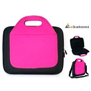 Magenta / Pink Laptop Bag for 11.6 Asus Ultrabook UX21E DH52 Netbook 