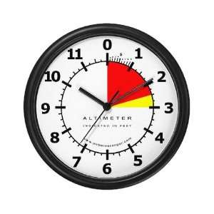  Altimeter White Halo Wall Clock by CafePress: Home 
