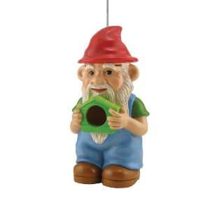  Cherry Valley Feeder Gnome Shaped Bird House: Patio, Lawn 