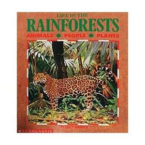 Book, Life in the Rainforest, Animals, People & Plants, (Lucy Barker 