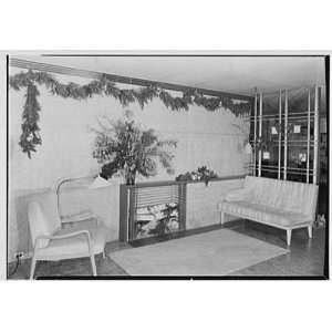   PEDAC, New York City. Living room, to fireplace 1940