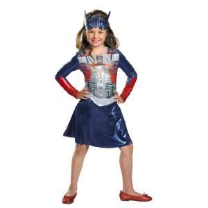   Moon Movie   Optimus Girl Toddler / Child Costume / Blue   Size Small