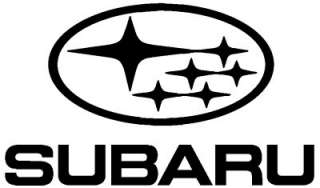 200mm Subaru Stars Oval Logo Stickers Decals Impreza WRX STI x2 Pair 
