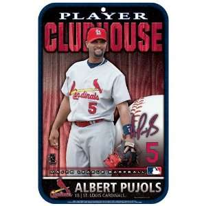  Albert Pujols St. Louis Cardinals 11X17 Sign: Sports 