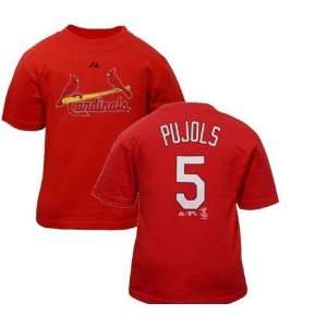 Newborn St. Louis Cardinals #5 Albert Pujols Name and Number Tshirt 