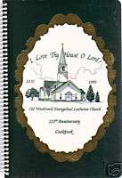 WESTBROOK MN 1995 I LOVE THY HOUSE OH LORD COOK BOOK EVANGELICAL 