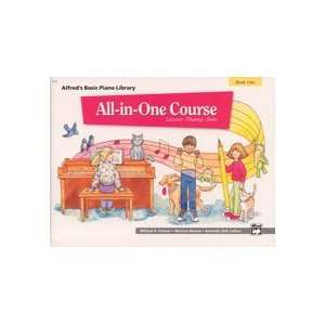  Alfreds Basic Piano Course All in One Course Book 1 
