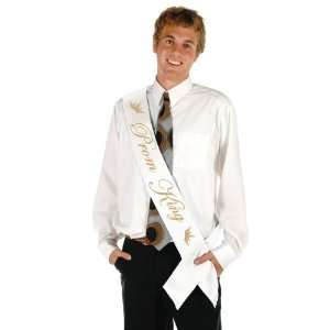  Prom King Satin Sash Party Accessory (1 count) (1/Pkg 