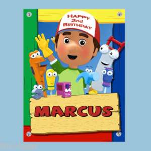 Personalized Handy Manny Birthday T Shirts Many Colors  