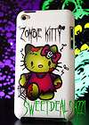 white apple ipod touch 4th gen hello kitty zombie scary