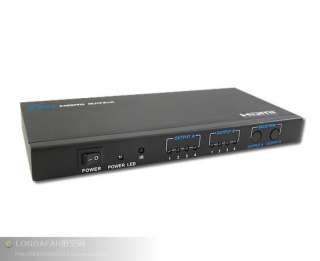 HDMI 4x2 Matrix Switch v1.3 HDCP swither splitter 3 5 8  