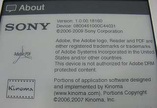 Sony Reader Pocket Edition Digital Book PRS300 Boxed 27242773882 