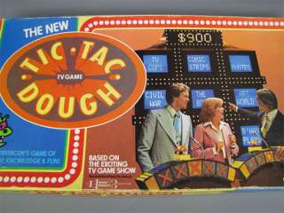 Vintage Tic Tac Dough Board Game 1977 Barry & Enright  