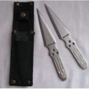  Pair of Vintage 440 Stainless Steel Knives in Sheath 