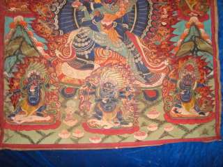 Wow Tibetan Buddhist Thangka Tangka Painting:Yamantaka  