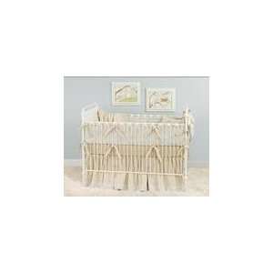   Bedding Set in Blue%2c Pink or Green Baby Blue (Blue Toile Crib Set