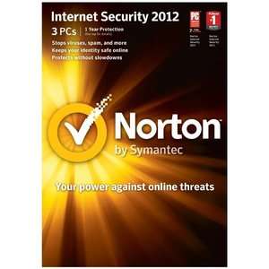 Norton Internet Security 2012 1 Year 3PCs Retail Box  For 