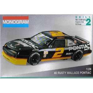  MONOGRAM 2960 124 2 Rusty Wallace Pontiac GP Kit: Toys 