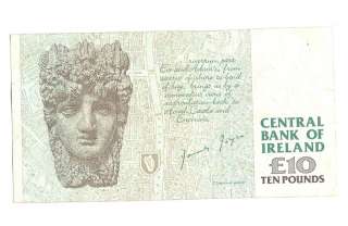 Ireland Rep. 10 Pounds 1999 VF Banknote P 76b  