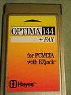 HAYES 532PAM OPTIMA 144 DATA+ FAX PCMCIA EZjack L@@K