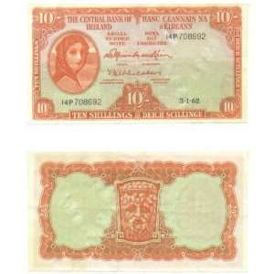  Ireland 1962 10 Shillings, Pick 63a 