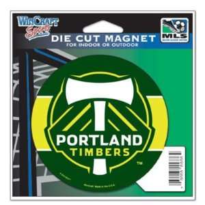  PORTLAND TIMBERS OFFICIAL MLS LOGO 4 CAR MAGNET: Sports 
