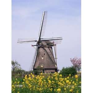  Windmill, Kinderdijk, Near Rotterdam, Holland Photographic 