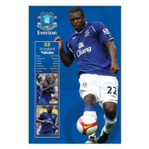   Football Posters Everton   Yakubu Poster   91.5x61cm