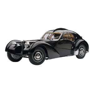  1938 Bugatti 57SC Atlantic Black With Disc Wheels 1/18 
