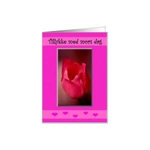  tillykke med mors dag   Happy Mothers Day   Danish Card 