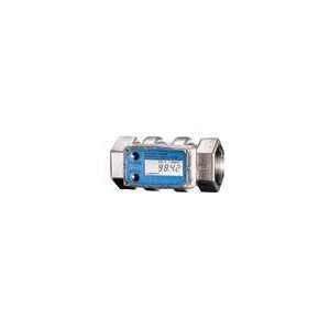 Battery powered turbine flowmeter/totalizer, 2 NPT(F), 20 to 200 gpm 