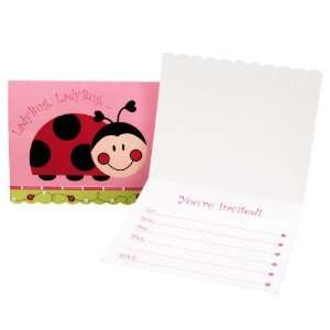  LadyBugs: Oh So Sweet Invitations (8) Party Supplies: Toys 